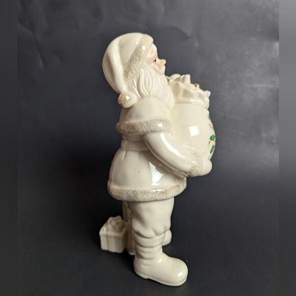 Lenox Holiday Dimension Santa Claus porcelain figurine toy sack 2011 - Picture 5 of 6